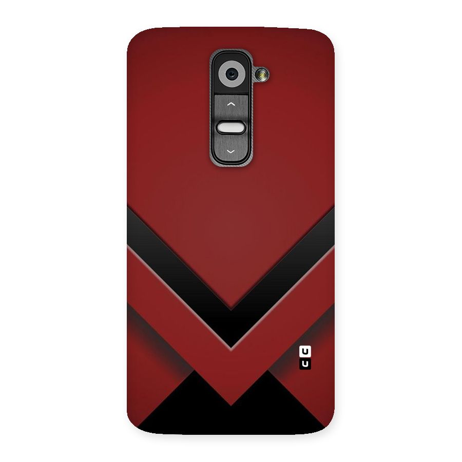 Red Black Fold Back Case for LG G2