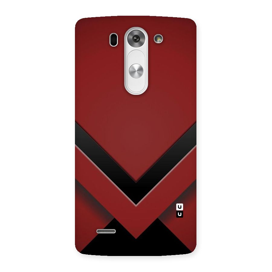Red Black Fold Back Case for LG G3 Beat