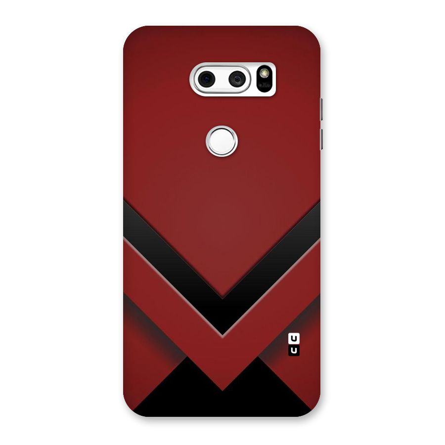 Red Black Fold Back Case for LG V30