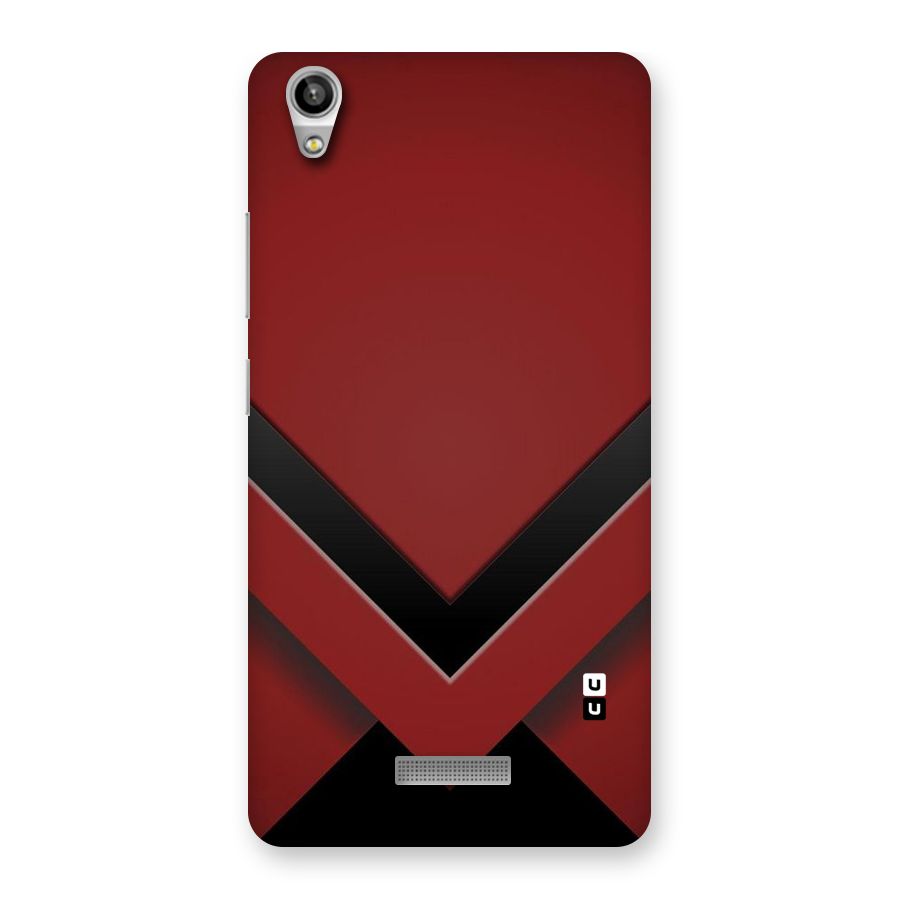 Red Black Fold Back Case for Lava-Pixel-V1