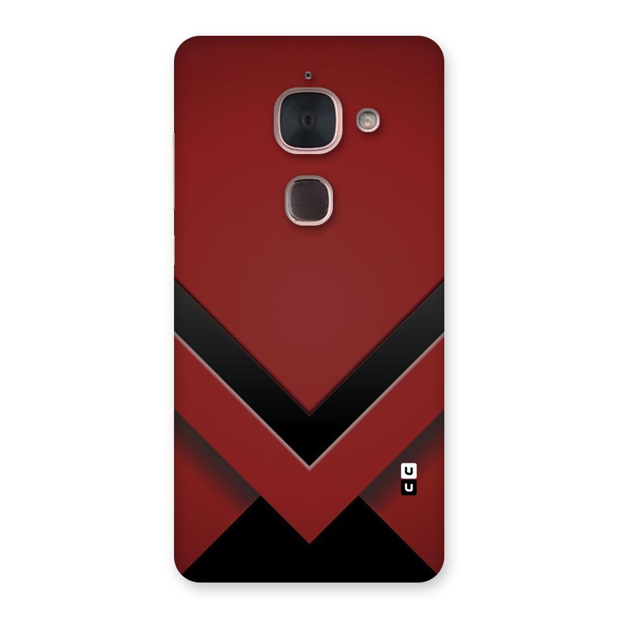 Red Black Fold Back Case for Le Max 2