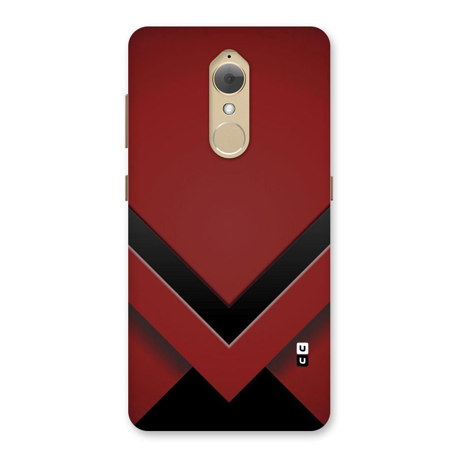 Red Black Fold Back Case for Lenovo K8