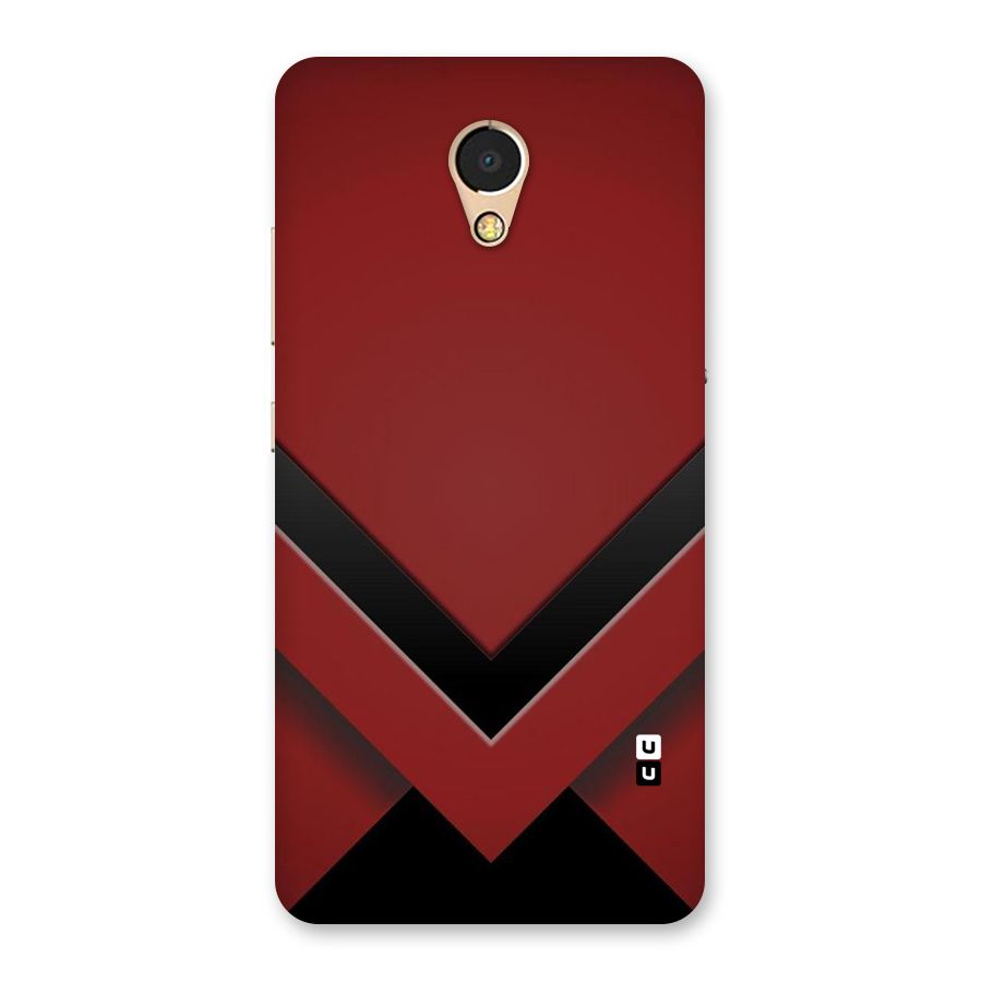 Red Black Fold Back Case for Lenovo P2