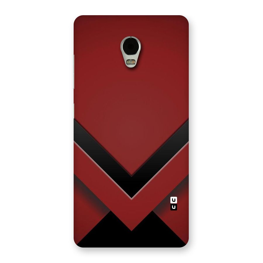 Red Black Fold Back Case for Lenovo Vibe P1