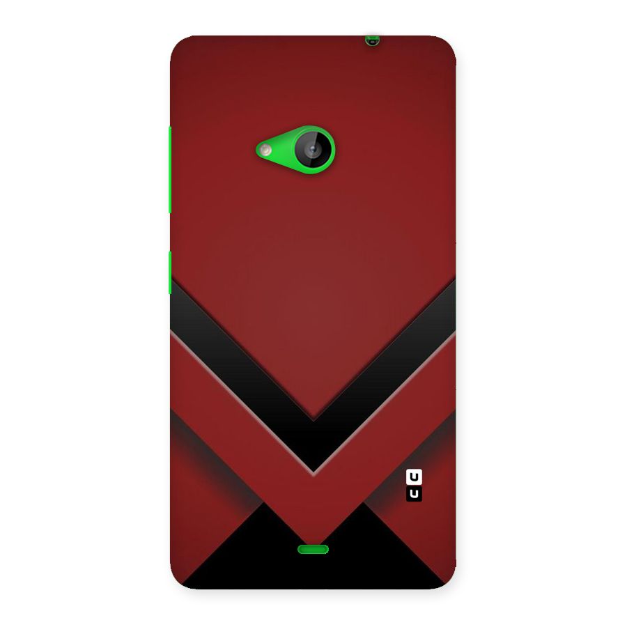 Red Black Fold Back Case for Lumia 535