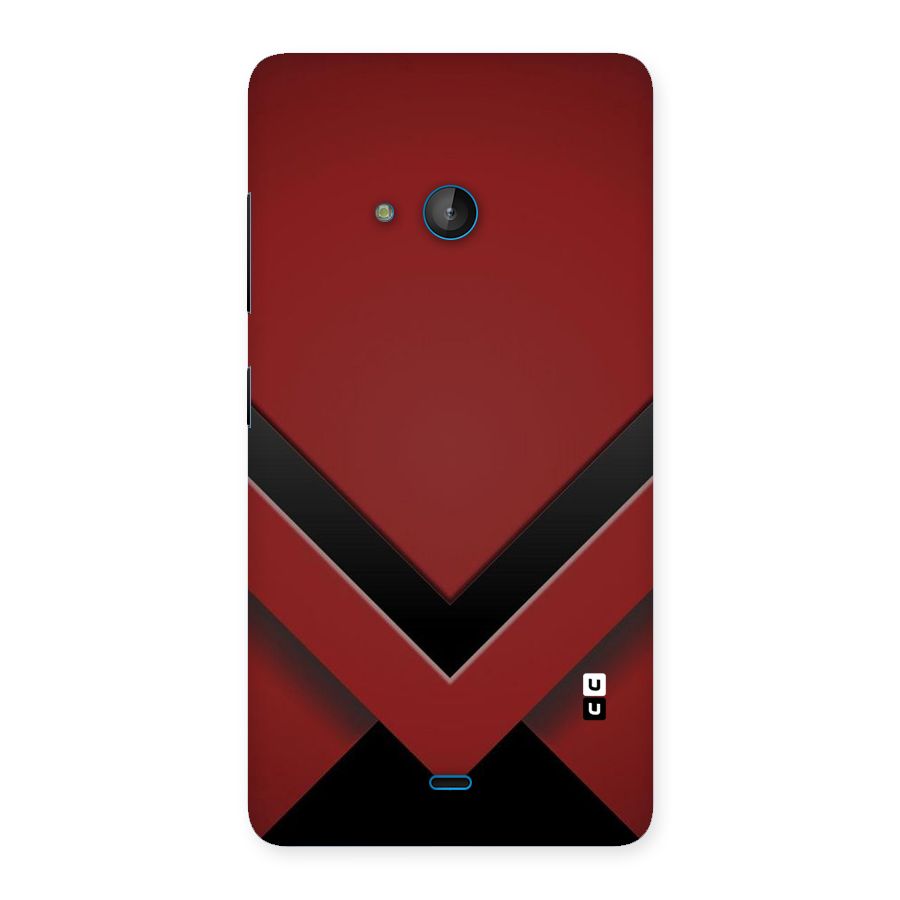 Red Black Fold Back Case for Lumia 540