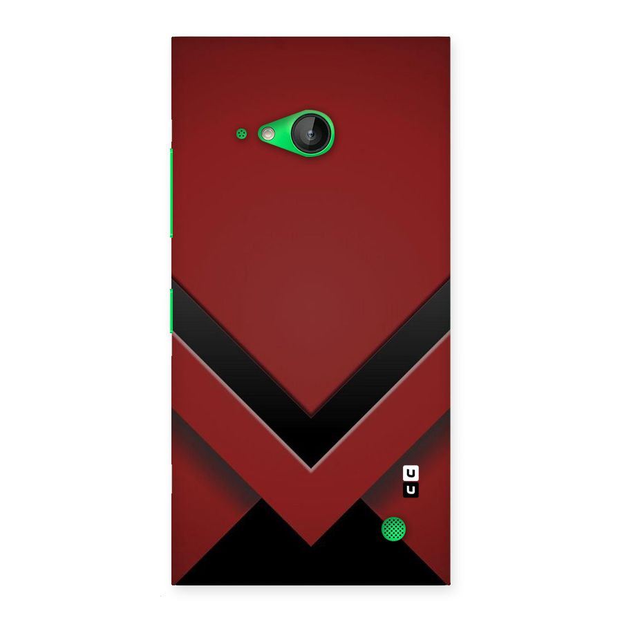 Red Black Fold Back Case for Lumia 730
