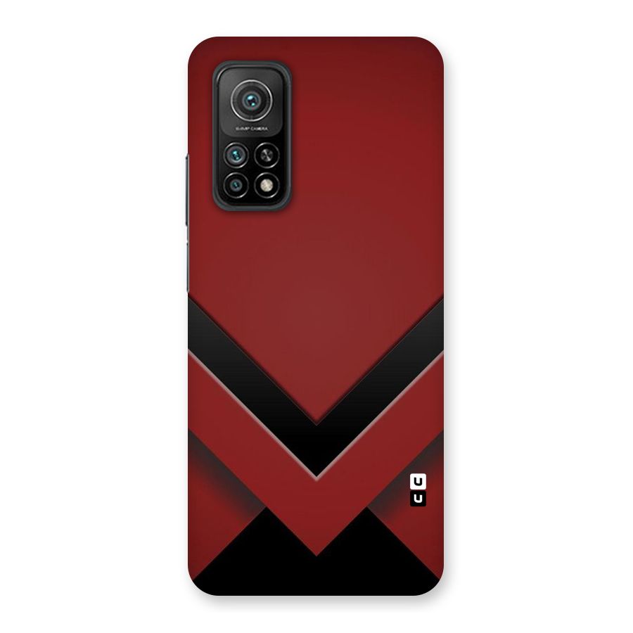 Red Black Fold Back Case for Mi 10T 5G