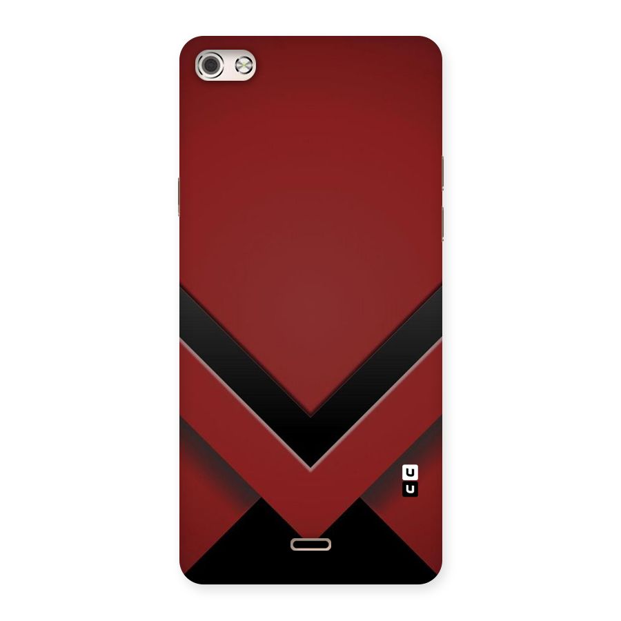 Red Black Fold Back Case for Micromax Canvas Silver 5