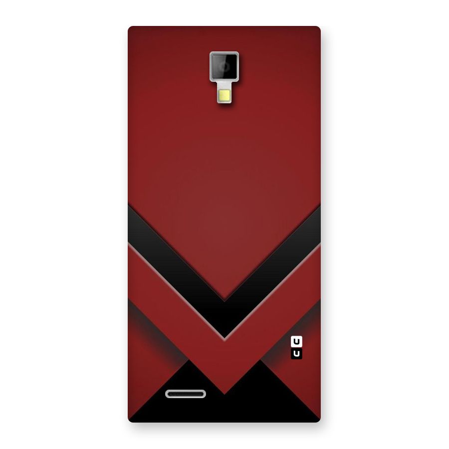 Red Black Fold Back Case for Micromax Canvas Xpress A99