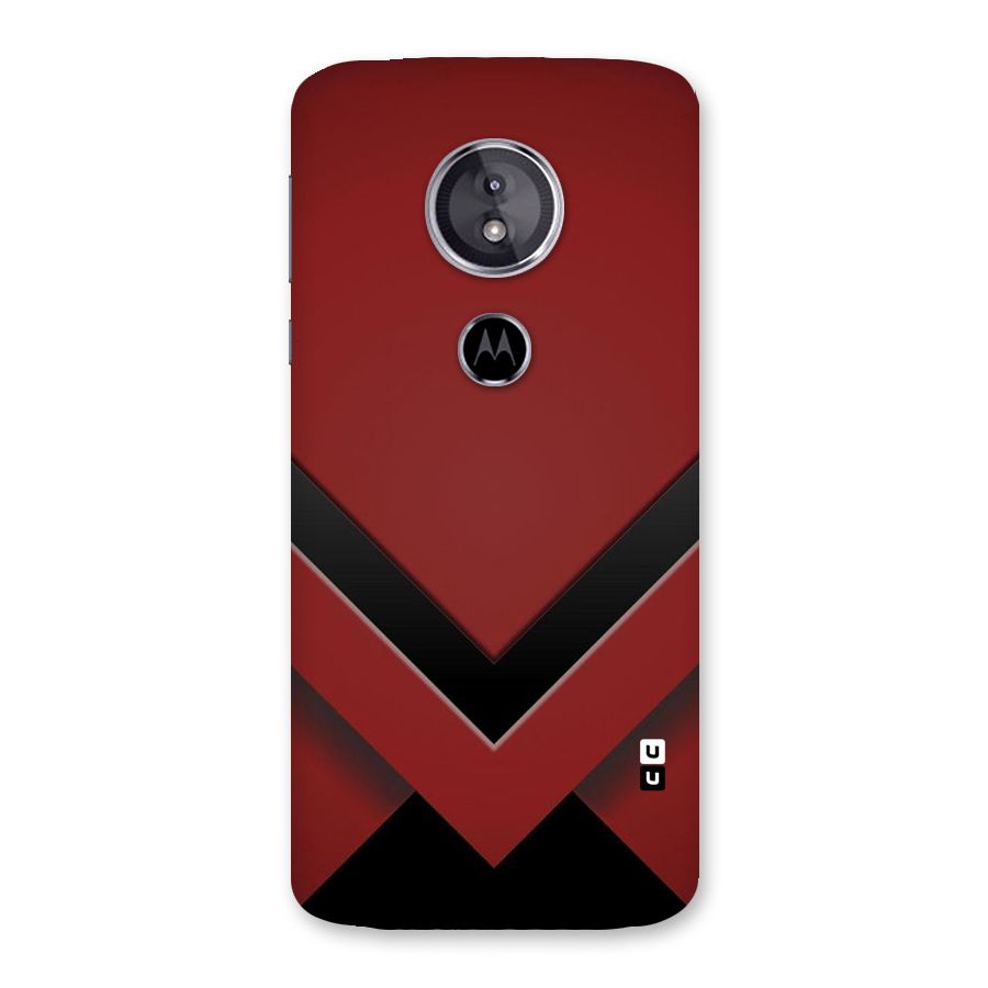 Red Black Fold Back Case for Moto E5
