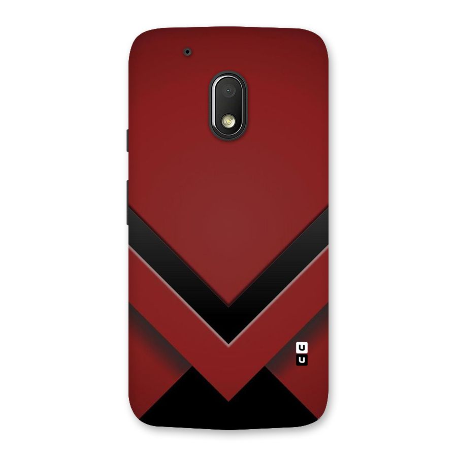 Red Black Fold Back Case for Moto G4 Play