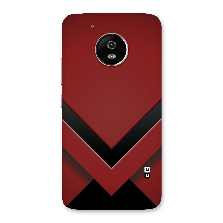 Red Black Fold Back Case for Moto G5