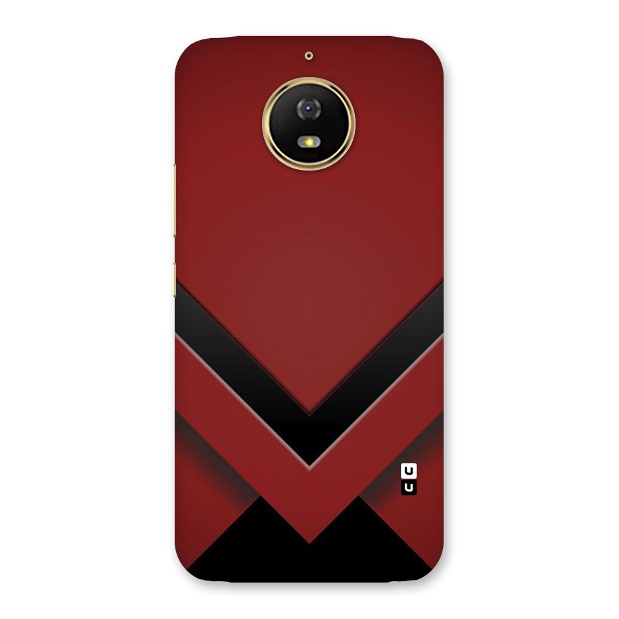 Red Black Fold Back Case for Moto G5s