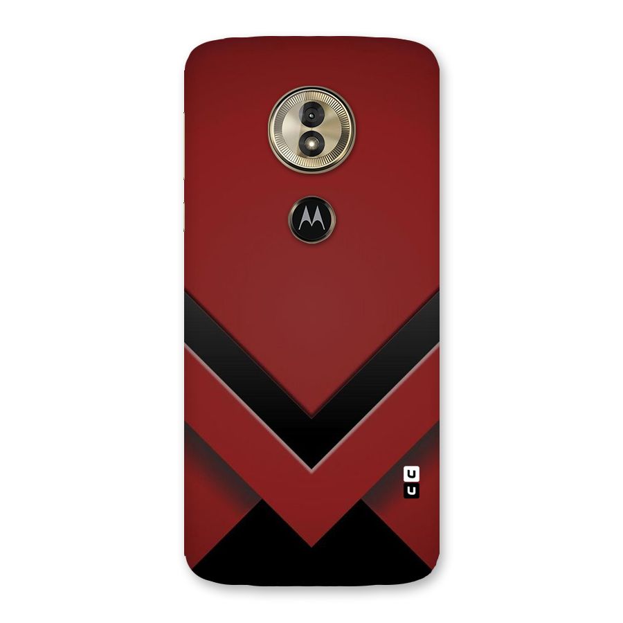 Red Black Fold Back Case for Moto G6 Play