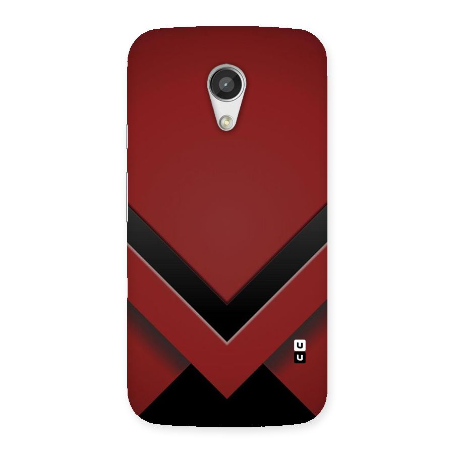 Red Black Fold Back Case for Moto G 2nd Gen