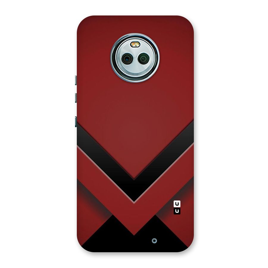 Red Black Fold Back Case for Moto X4