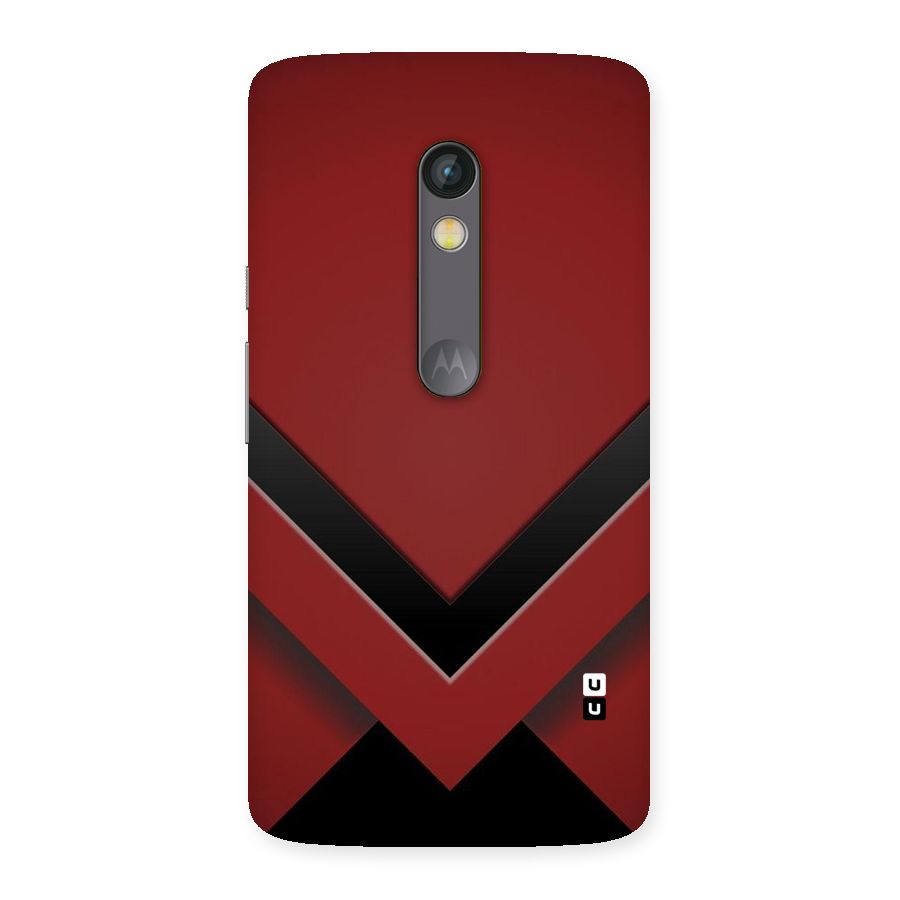 Red Black Fold Back Case for Moto X Play