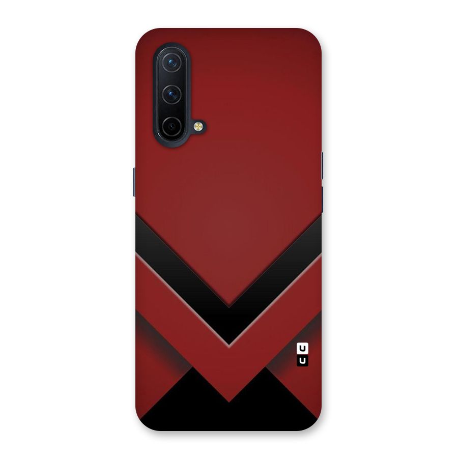 Red Black Fold Back Case for OnePlus Nord CE 5G