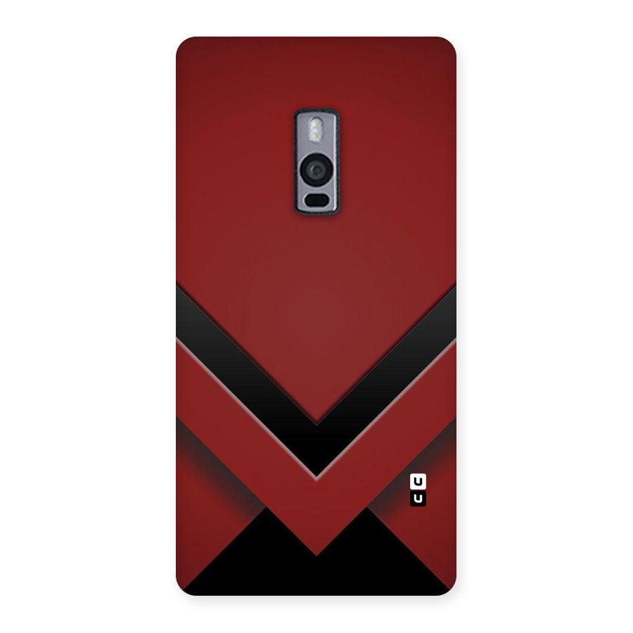 Red Black Fold Back Case for OnePlus Two