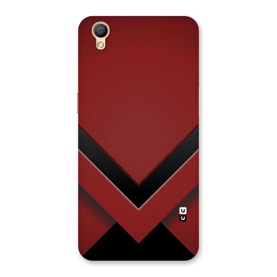 Red Black Fold Back Case for Oppo A37