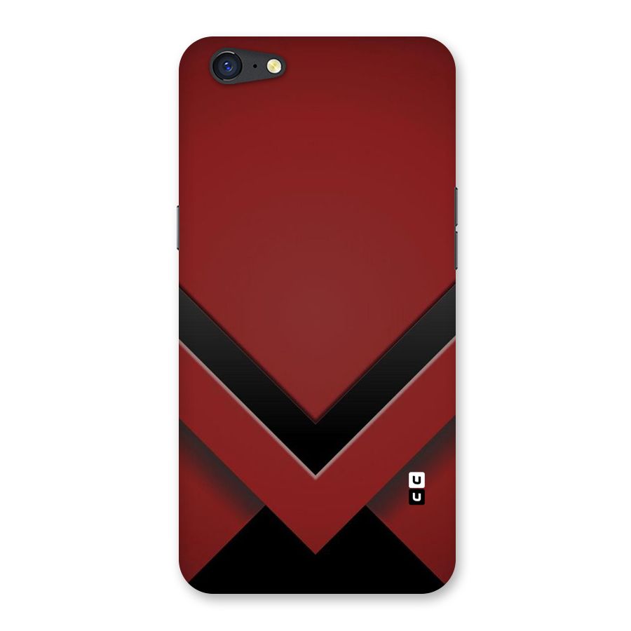 Red Black Fold Back Case for Oppo A71