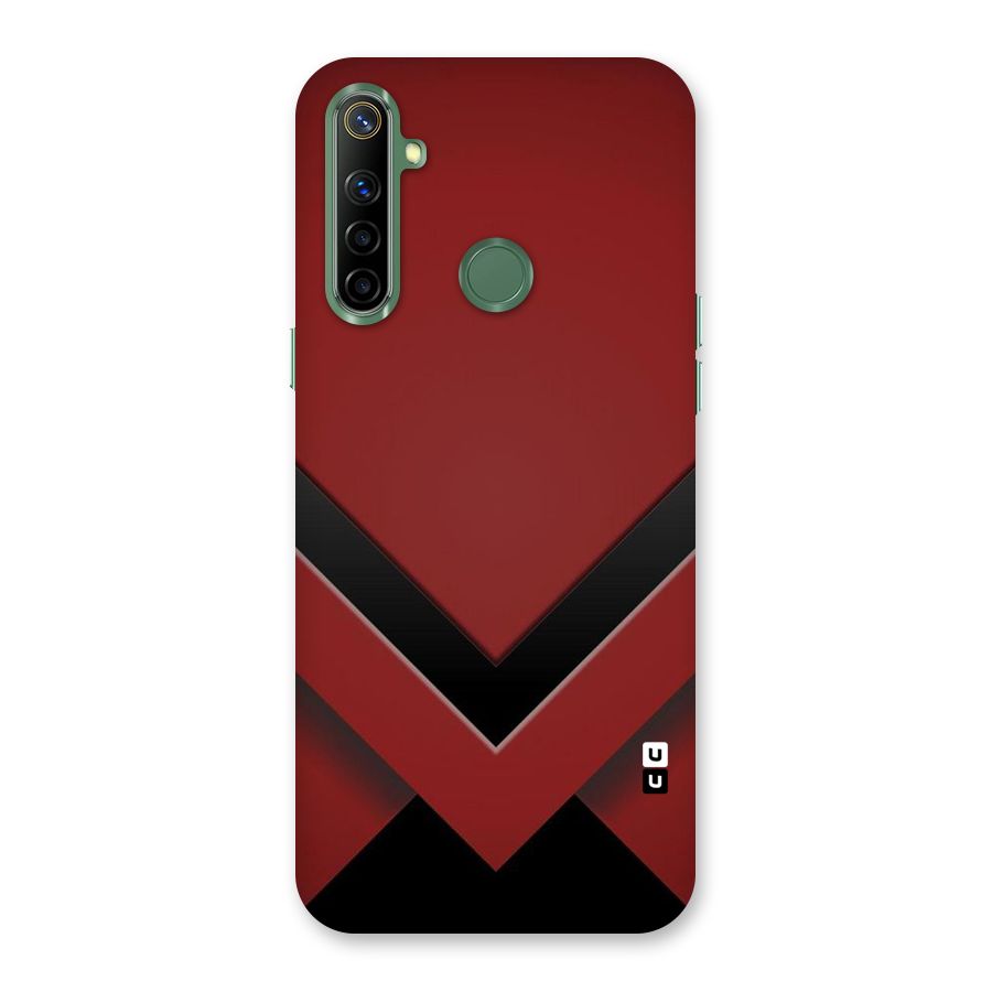 Red Black Fold Back Case for Realme Narzo 10