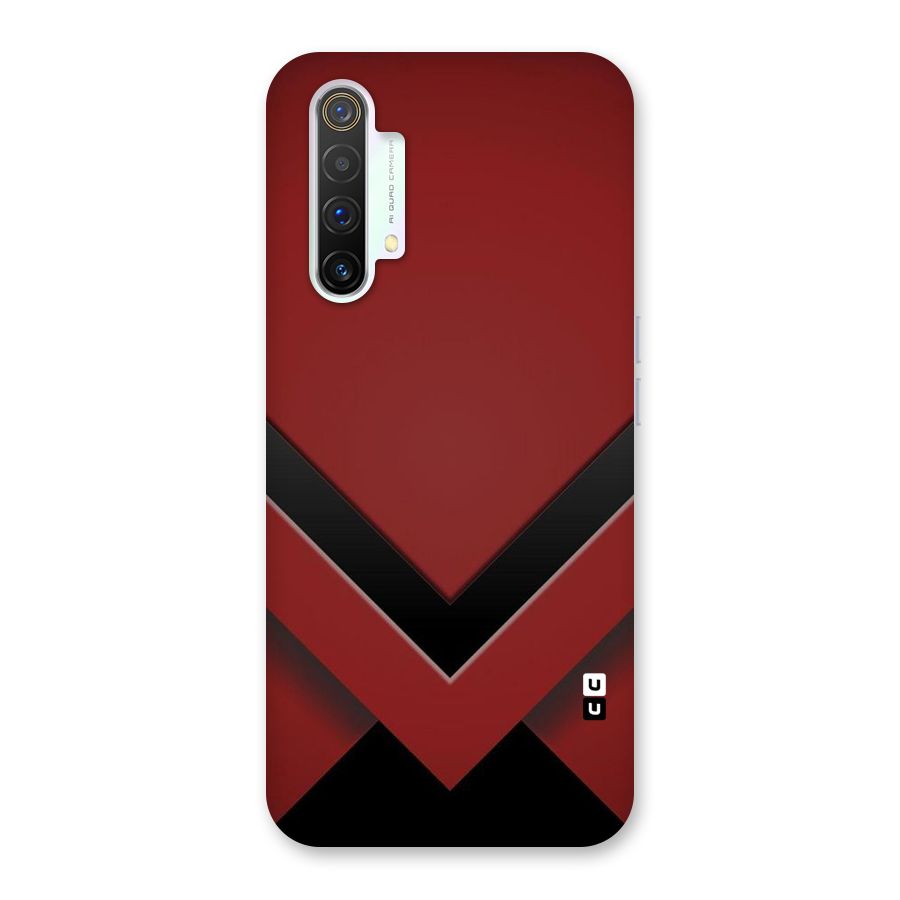 Red Black Fold Back Case for Realme X3 SuperZoom