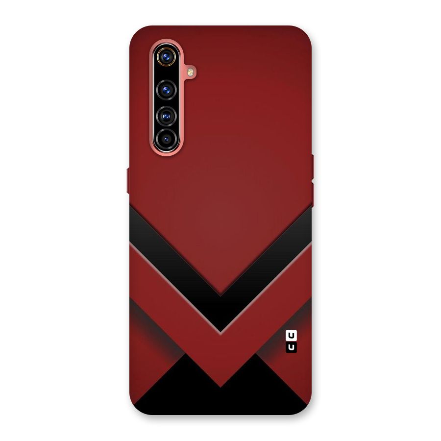 Red Black Fold Back Case for Realme X50 Pro