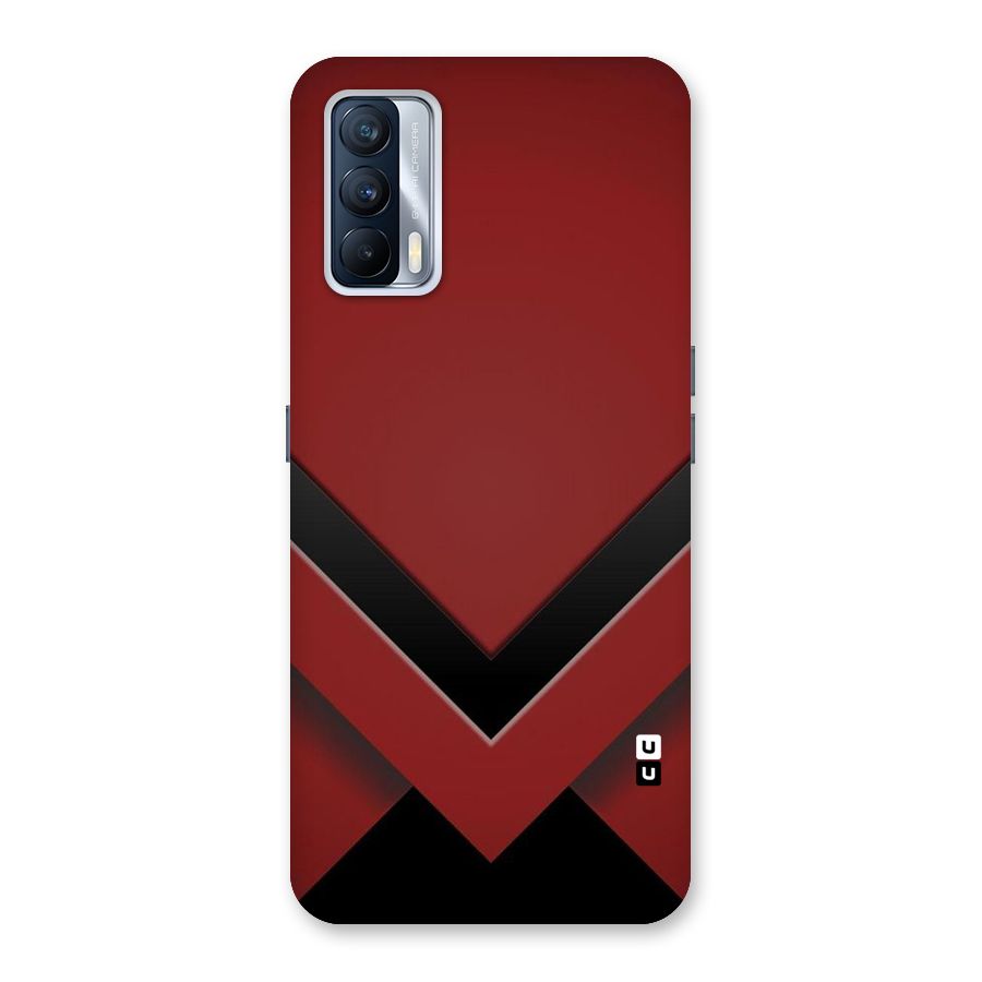 Red Black Fold Back Case for Realme X7