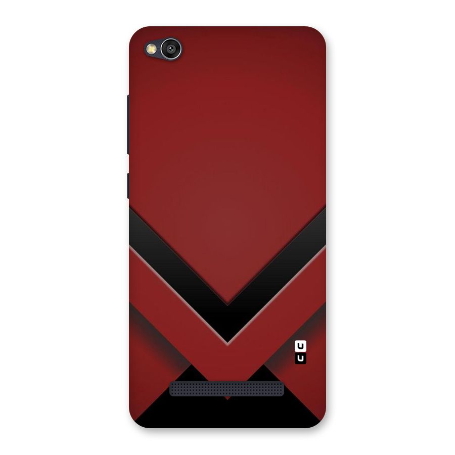 Red Black Fold Back Case for Redmi 4A