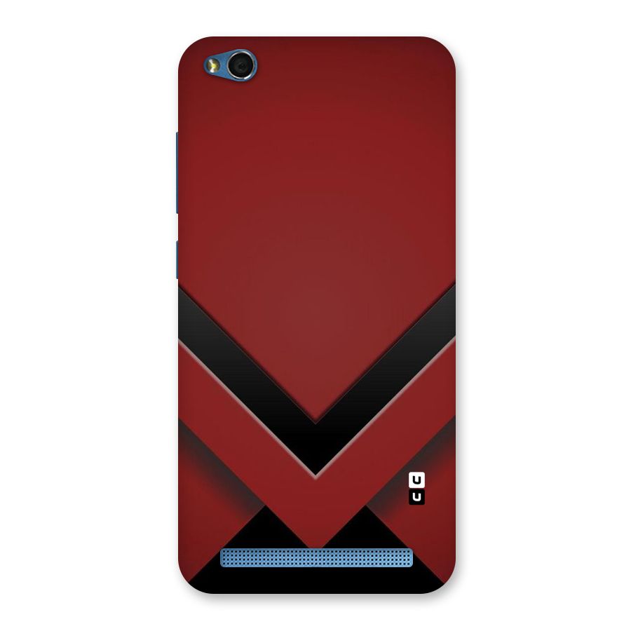 Red Black Fold Back Case for Redmi 5A