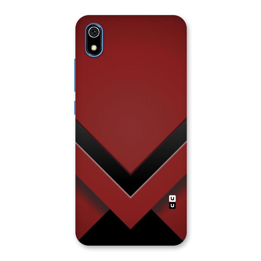 Red Black Fold Back Case for Redmi 7A