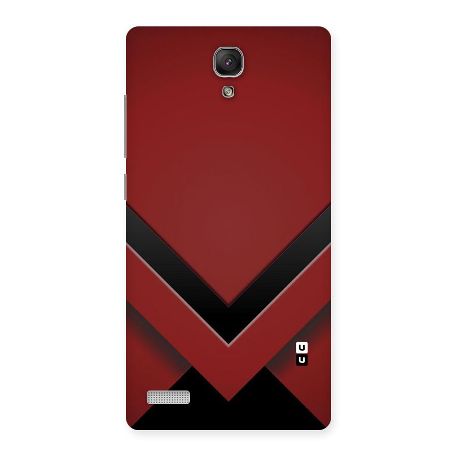 Red Black Fold Back Case for Redmi Note Prime