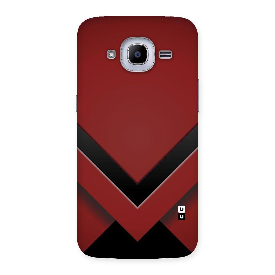 Red Black Fold Back Case for Samsung Galaxy J2 2016