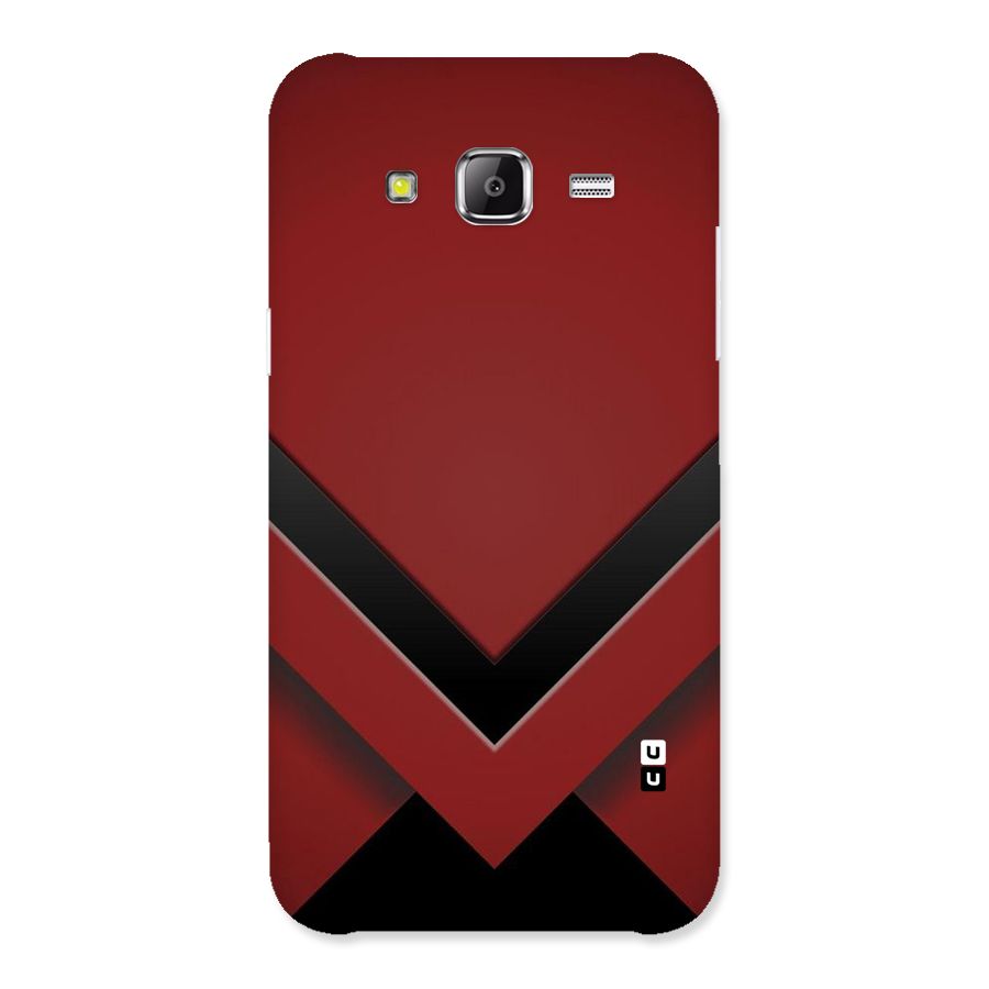 Red Black Fold Back Case for Samsung Galaxy J2 Prime