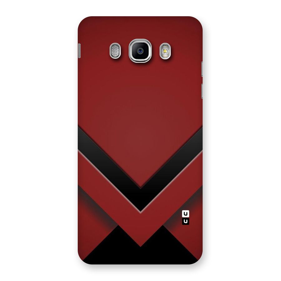 Red Black Fold Back Case for Samsung Galaxy J5 2016