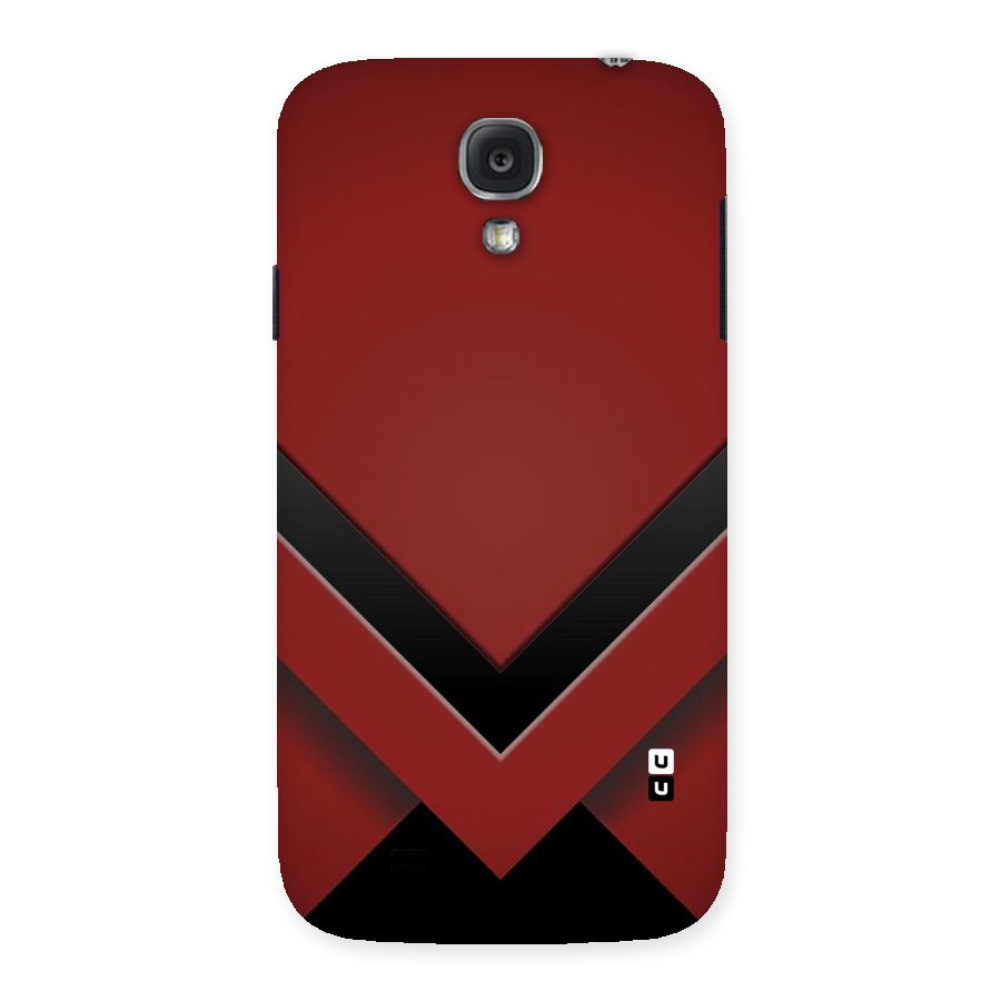 Red Black Fold Back Case for Samsung Galaxy S4