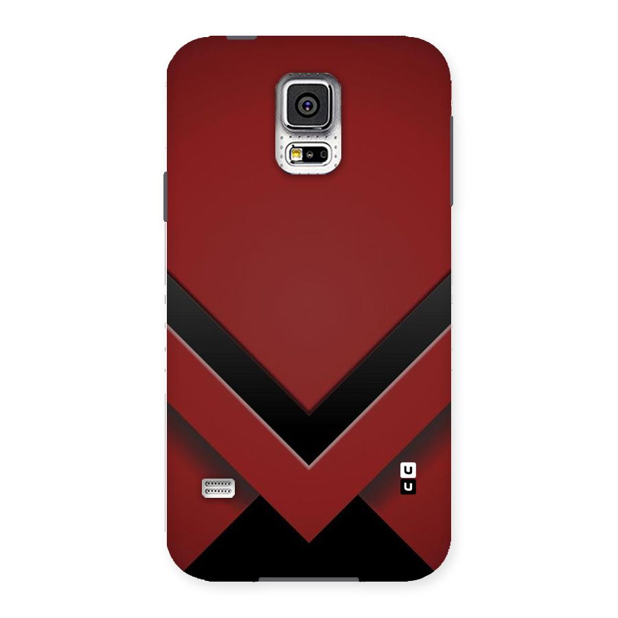 Red Black Fold Back Case for Samsung Galaxy S5