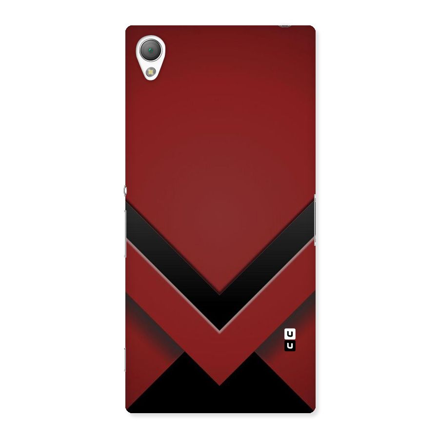 Red Black Fold Back Case for Sony Xperia Z3