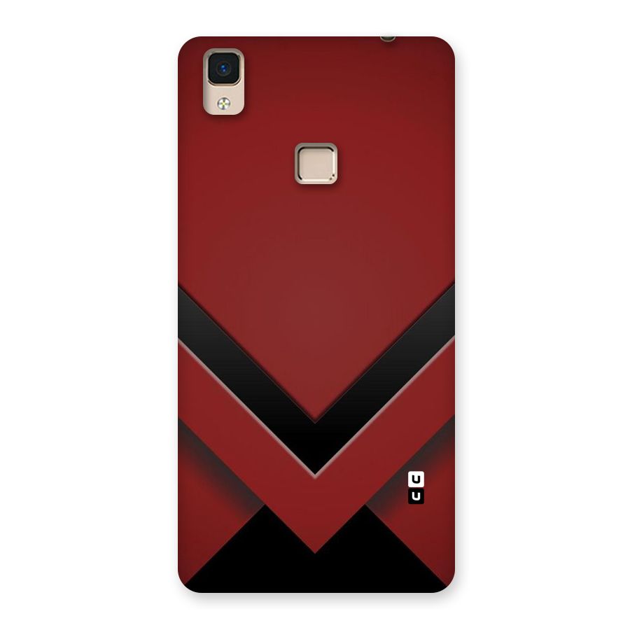 Red Black Fold Back Case for V3 Max