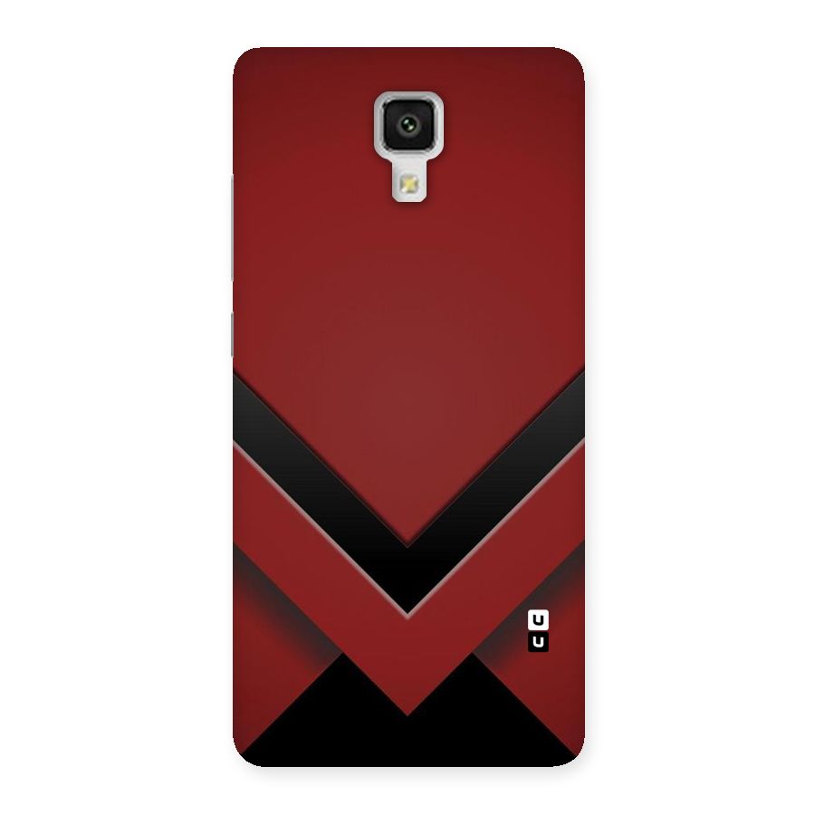 Red Black Fold Back Case for Xiaomi Mi 4