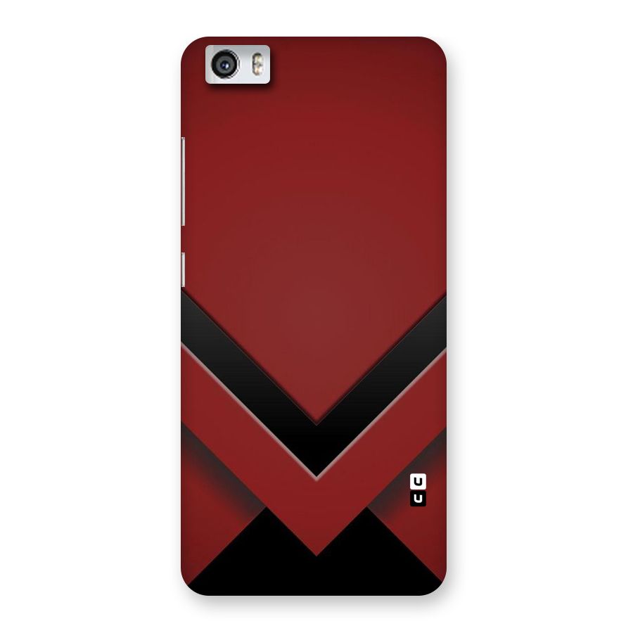 Red Black Fold Back Case for Xiaomi Redmi Mi5