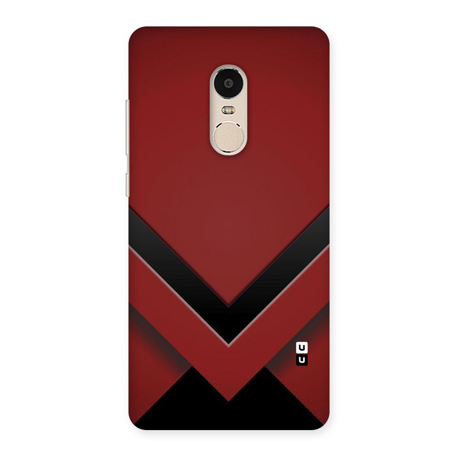 Red Black Fold Back Case for Xiaomi Redmi Note 4