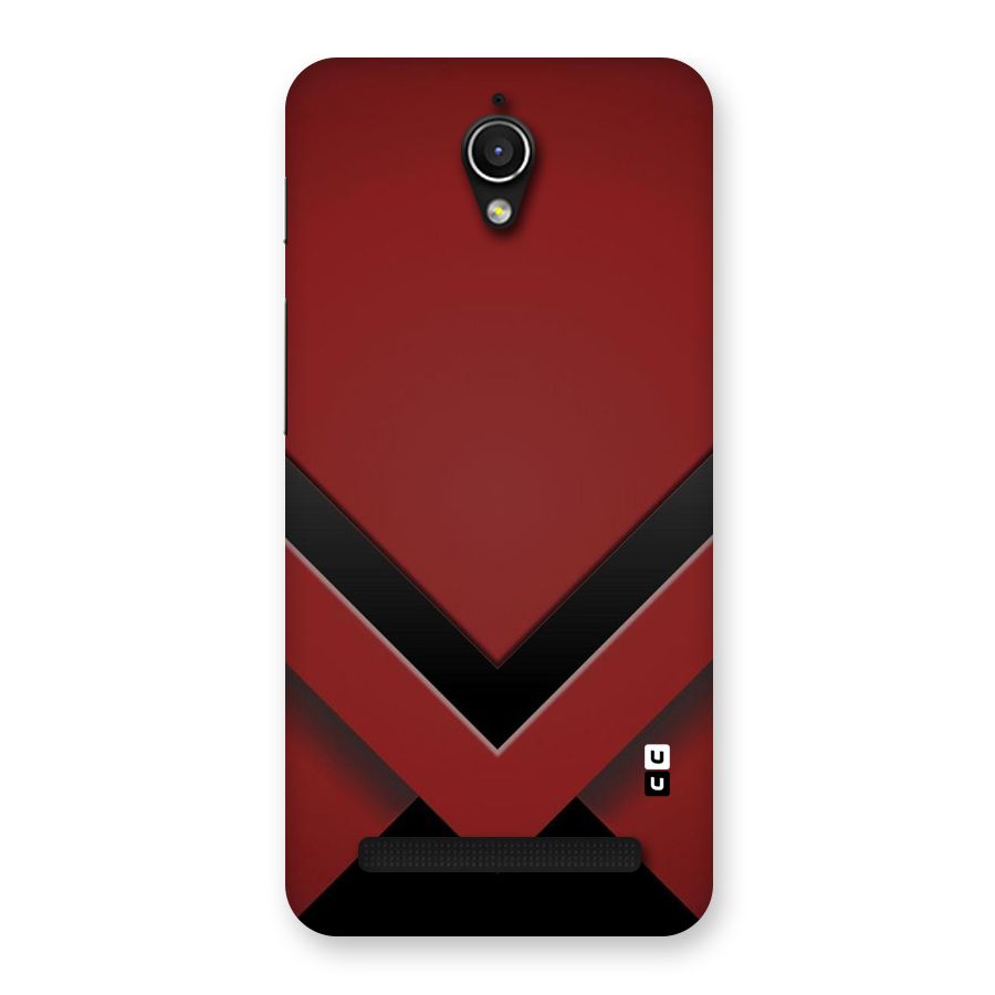 Red Black Fold Back Case for Zenfone Go