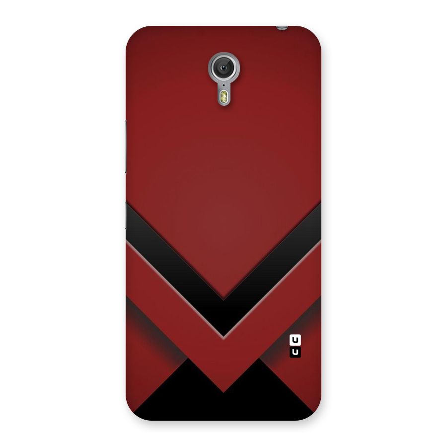 Red Black Fold Back Case for Zuk Z1