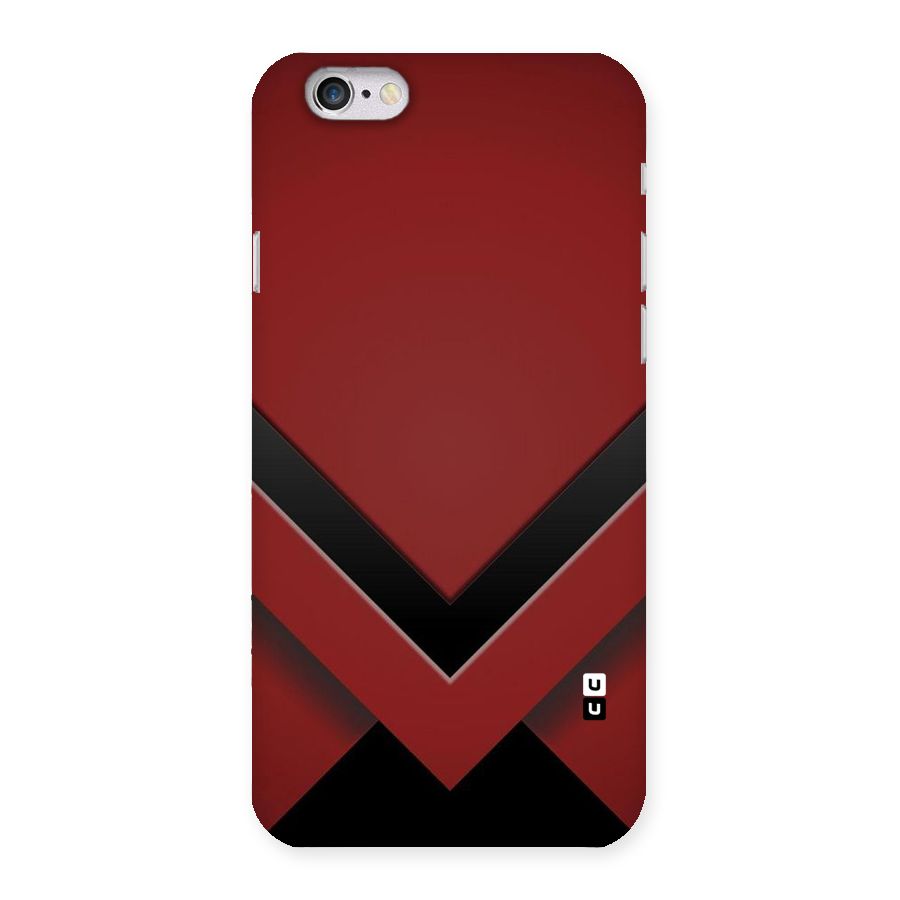 Red Black Fold Back Case for iPhone 6 6S