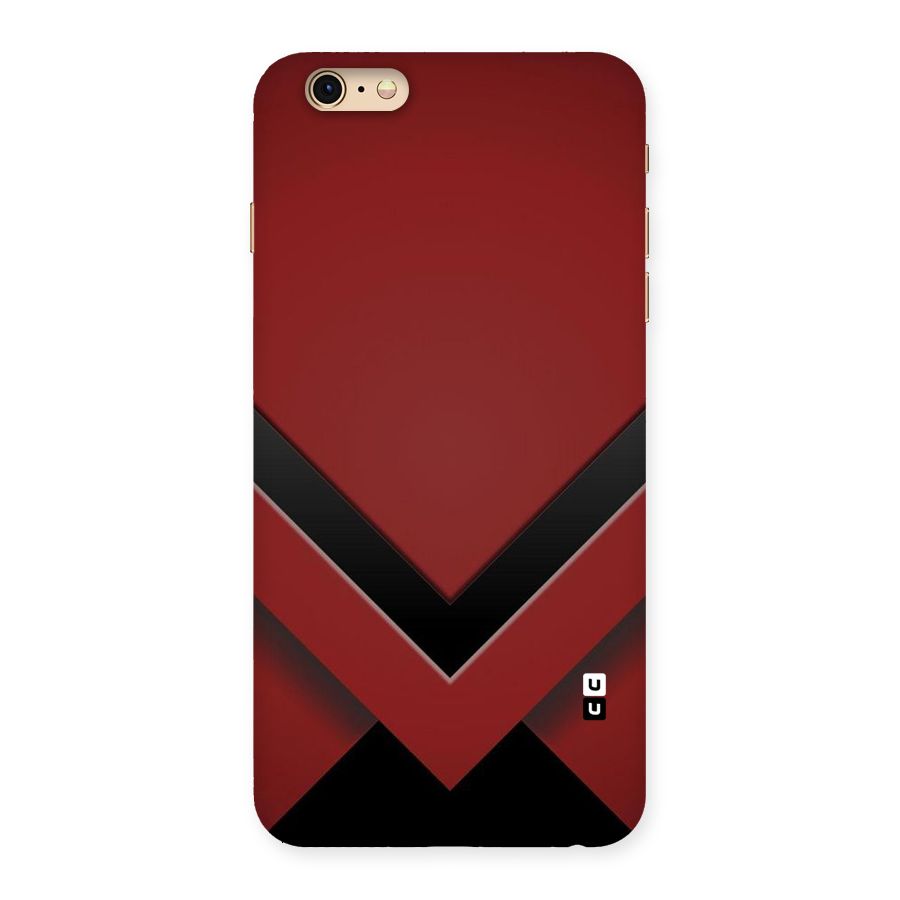 Red Black Fold Back Case for iPhone 6 Plus 6S Plus