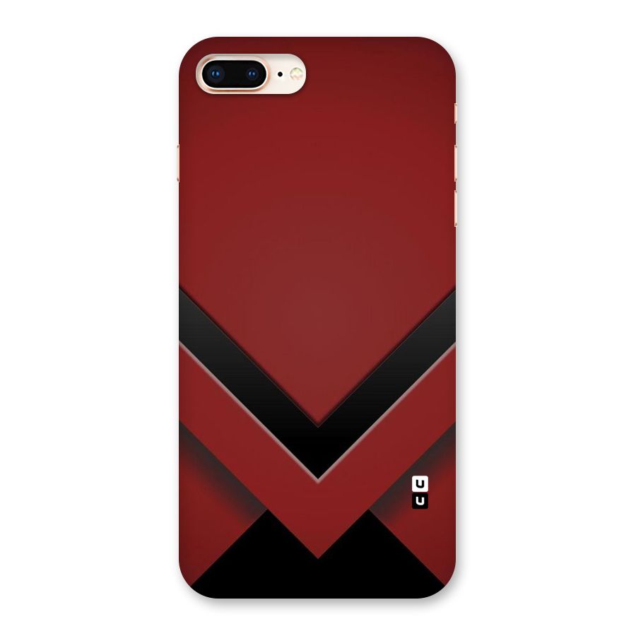 Red Black Fold Back Case for iPhone 8 Plus