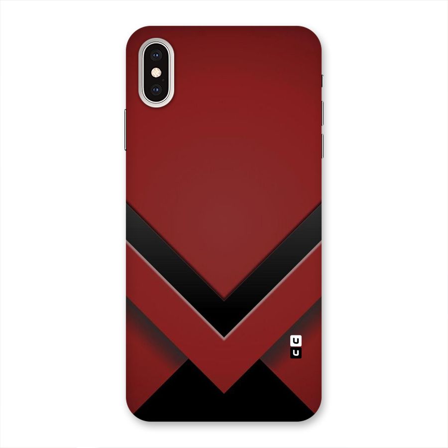 Red Black Fold Back Case for iPhone XS Max